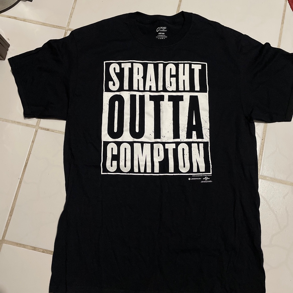 Straight Outta Compton Official Movie Promo Shirt Large 2016 Black